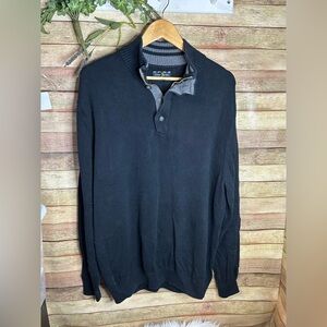 Club Room Button Mock Neck Sweater Pullover Men’s Size XL